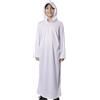 Carnavalife Tunica lunga con cappuccio per bambino costume Halloween infantile tunica bianco mantello nero rosso varie taglie abbigliamento a tema festa scolastica