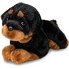 Uni-Toys - Rottweiler, sdraiato - 30 cm (lunghezza) - cane di peluche - peluche