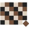 LittleTom 27 Pezzi Tappetino Puzzle per Bambini - 30x30 Tappeto Neonato Tatami da Gioco Schiuma EVA