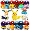 庄臣(母婴) 12 Stili Pokemon Figure Giocattoli Variante Palla Modello Pikachu Jenny Tartaruga Pocket Monsters Mew-Two Action Figure Giocattolo Regalo