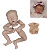 MRB Kit bambola rinata non verniciata da 17 pollici Twin A Kit bambola rinata neonato Vinile vuoto Stampo per bambino incompiuto Bambola fai da te per ragazze
