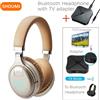Shoumi Cuffie wireless Cuffie TV Bluetooth economiche con adattatore Bluetooth Auricolare televisivo per casco adattatore computer TV