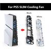 KOMIER Ventola di raffreddamento DOBE per PS5 Slim Disc Edition/Digital Edition con illuminazione blu e porta USB 3.0 TP5-3538