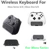 KOMIER Tastiera wireless 2.4G per controller Xbox Series X/S con ricevitore auricolare e jack audio Chatpad per tastiera di gioco Xbox One S/X
