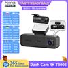70Mai T800E Dash Cam a 3 Canali: Anteriore 4K + Posteriore 1080P + Interno 1080P HDR, Supercondensatore, Monitoraggio Parcheggio 24H, GPS, Controllo Vocale, Wi-Fi6