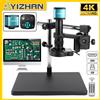 YIZHAN 4K UHD Microscopio elettronico digitale IMX327 HDMI USB Fotocamera per saldatura 130X 150X 180X Obiettivo zoom per strumenti di riparazione PCB