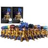 Bandai 10 centimetri Saint Seiya Anime Figura Mito Panno Leone Aiolia Acquario Camus Cancro DeathMask Golden Zodiac Knight Bambole Giapponese Hobby