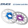 ZRACE Disco Freno ZRACE Z2 Center Lock con Dissipazione del Calore Elevata, Rotore Flottante per Freni Bici - Disco Freno per Bici da Strada/MTB