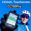 NONE GEOID CC700 Pro Computer da Bicicletta con Touchscreen da 2,8 Pollici, GPS, Tachimetro, Navigazione con Mappe Globali, Contachilometri per Ciclismo Compatibile con Strava