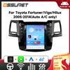 OSSURET Autoradio Android per Fortuner 2005-2014 Auto Hilux Vigo Carplay Multimedia Auto 6115 8CORE Schermo Touch Verticale GPS