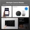 Zemismart US Nero Zigbee DIY Interruttore a Pannello Tattile Orizzontale con Display Smart per Luci, Compatibile con App Tuya Smart Life