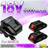Ddadache Batteria Li-ion Professionale AAA da 18V 6.0Ah con LED per Caricabatterie Bosch 18V, Sostituzione BAT609G BAT622 BAT618G
