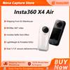Insta360 X4 Air, videocamera d'azione a 360 gradi, video HDR 8K a 30 FPS, ultraleggera, 165 g, con stabilizzazione FlowState, impermeabile fino a 15 metri, ideale per vlog, moto, sport all'aperto e