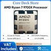 AMD Processore AMD Ryzen 7 9700X 8-Core/16-Thread 65W Dtp 4Nm Socket Am5 32Mb Cache L3 fino a 5.5Ghz Pcie 5.0 Senza Ventola R7 9700X CPU Nuovo di Zecca