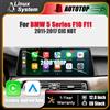 AUTOTOP Autoradio con schermo touchscreen da 12,8 pollici, risoluzione 2400x900, sistema wireless Carplay e Android Auto, sistema operativo Linux, compatibile con BMW Serie 5 F10 F11 CIC NBT 2011-2017,