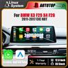 AUTOTOP Autoradio con schermo touchscreen da 12,8 pollici, risoluzione 2400*900P, sistema wireless Carplay e Android Auto, sistema operativo Linux, per BMW X3 F25 e X4 F26, modelli 2011-2017, compatibile con