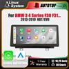 AUTOTOP Autoradio con schermo touchscreen da 10,25 pollici, risoluzione 1920x720p, sistema wireless Carplay e Android Auto, sistema operativo Linux, per BMW Serie 3/4 F30 F31 F32 F33 F34 F36 2013-2019, NBT
