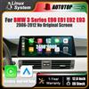 AUTOTOP Autoradio da 12,8 pollici con schermo touchscreen 2400*900P, sistema wireless Carplay e Android Auto, sistema Linux, per BMW Serie 3 E90 E91 E92 E93 2005-2012, con funzionalità iDrive, Mirror Link,