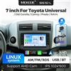 MEKEDE, autoradio multimediale per auto con schermo da 7 pollici, sistema Linux, lettore MP5, connettività wireless CarPlay e Android Auto, compatibile con Toyota RAV4, Prado, Vios, Hilux, Land