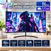 CRUA Monitor da gaming curvo Crua Gf320D da 32 pollici, 180 Hz, schermo VA 1080P FHD 1800R, monitor per PC con HDTV e DisplayPort DP, display ad alta frequenza di aggiornamento per gaming, casa, ufficio,
