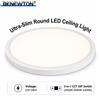 BENEWTON Lampada da soffitto a LED sottile BENEWTON 40cm 34W 3 in 1 CCT selezionabile 3000K 4000K 6500K, lampada rotonda a incasso per soggiorno e camera da letto