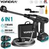 YOFIDRA Pistola Idropulitrice ad Alta Pressione Senza Spazzole 200Bar con Secchio, Pistola Spray Elettrica per Giardino, Compatibile con Batteria Makita 21V