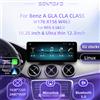 BONROAD 10.25'' 1920*720P 12.3'' 2400*900P Schermo Touch Multimediale Linux Ultra Sottile con CarPlay Wireless per Mercedes Benz Classe A G GLA CLA W176 X156 W463 NTG 4.5 5.0 Autoradio GPS Navigatore