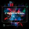 Podofo, lettore multimediale per auto con schermo IPS da 7 pollici, sistema Android, formato 1 DIN, 4+64 GB di memoria, processore DSP, navigazione GPS, WiFi, Bluetooth, radio FM RDS, CarPlay