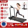 Formill Tapis roulant pieghevole Formill Walking Treadmill FT41 con braccioli, velocità 1-10 km/h, motore da 2,5 HP, ideale per casa e ufficio, da utilizzare sotto la scrivania, con telecomando magnetico,