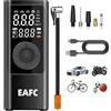 EAFC Pompa ad aria ricaricabile EAFC, gonfiatore per pneumatici con batteria ricaricabile ad alta densità integrata per una lunga durata, compressore portatile, gonfiatore digitale per pneumatici di auto,