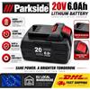 DAGENLY Per il pacco batteria al litio Parkside 20V 6.0Ah: maggiore autonomia e nuove possibilità per i vostri utensili elettrici a batteria Parkside.