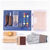 HUQINWU 25 Pcs Strumenti per Intaglio del Legno per adulti, bambini, principianti | Include coltello da intaglio, blocco di legno e guanti antitaglio, coltelli da intaglio legno, professionale intaglio