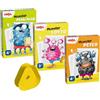 HABA Monster Card Fun - 3 giochi di carte per bambini dai 3 anni in su, con porta carte (Mau Mau Cat & Co, lotto, Monster Peter) - 2013790