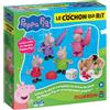 Dujardin - Il maiale che Rit - Gioco da tavolo per bambini - 3 anni + | Gioco di abilità motorie - Lanciare il De, Vestire le Figure Peppa Pig prima della Pioggia - 2-4 giocatori - 10 Min