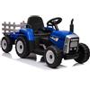 LEAN CARS Trattore elettrico con rimorchio XMX611 blu
