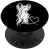 Chinese Crested Lovers Gifts for Women Dog Lover Crested Chinese Line Art PopSockets PopGrip Adesivo