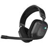 Corsair HS80 v2 MAX WIRELESS Cuffie da Gioco per PC, PS5, PS4, Switch | 2,4GHz, Bluetooth, Microfono di Broadcast con Filtro Anti-Pop Integrato, Driver non Newtoniani, Dolby Atmos, Grigio Acciaio