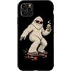 Graphic Apparel Store for Skateboard Cof Custodia per iPhone 11 Pro Max Yeti Coffee Skateboard Character Art per gli appassionati di skateboard