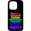 Science Teacher Modern Pop Chemistry Custodia per iPhone 15 Pro Elemento divertente dicendo fluoro uranio carbonio potassio