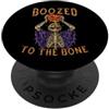 Magliette e regali a tema Halloween di I Halloween: lo scheletro ubriaco fradicio che beve lo spirito PopSockets PopGrip Adesivo