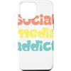 Social Media Addict Advertising SMM Mana Custodia per iPhone 12 Pro Max Addict sui social media | Pubblicità | SMM Manager