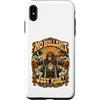 LUMOMIX Custodia per iPhone XS Max Cover Motociclista No Bullshit Just Ride Teschio Vintage