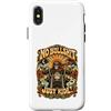 LUMOMIX Custodia per iPhone X/XS Cover Motociclista No Bullshit Just Ride Teschio Vintage