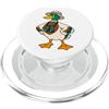 Ornitologia Natura Passione e Animali Di Germano reale col binocolo per chi ama il birdwatching arte PopSockets PopGrip per MagSafe