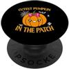 Cutest pumpkin in the patch Funny hallow La zucca più carina nella toppa divertente ringraziamento di Halloween PopSockets PopGrip Adesivo