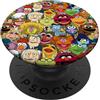 Disney The Muppets Stars of the Muppet Show Pattern PopSockets PopGrip Adesivo