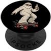 Graphic Apparel Store for Skateboard Cof Yeti Coffee Skateboard Character Art per gli appassionati di skateboard PopSockets PopGrip Adesivo