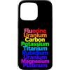 Science Teacher Modern Pop Chemistry Custodia per iPhone 15 Pro Max Elemento divertente dicendo fluoro uranio carbonio potassio