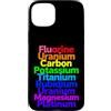 Science Teacher Modern Pop Chemistry Custodia per iPhone 15 Plus Elemento divertente dicendo fluoro uranio carbonio potassio