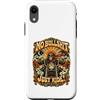 LUMOMIX Custodia per iPhone XR Cover Motociclista No Bullshit Just Ride Teschio Vintage